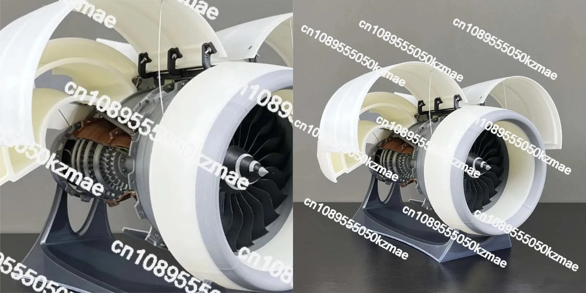 2025 New Technology Ornament | 65cm 3D Printed Turbofan Engine Model | Trent 900 Style