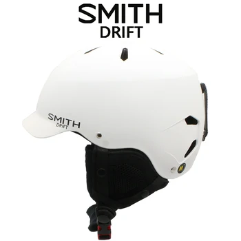 SMITH DRIFT-casco de esquí para hombre, mujer y niño, seguridad CE, deportes de invierno, esquí en nieve, moto de nieve, Snowboard, monopatín, tamaño 54-61cm