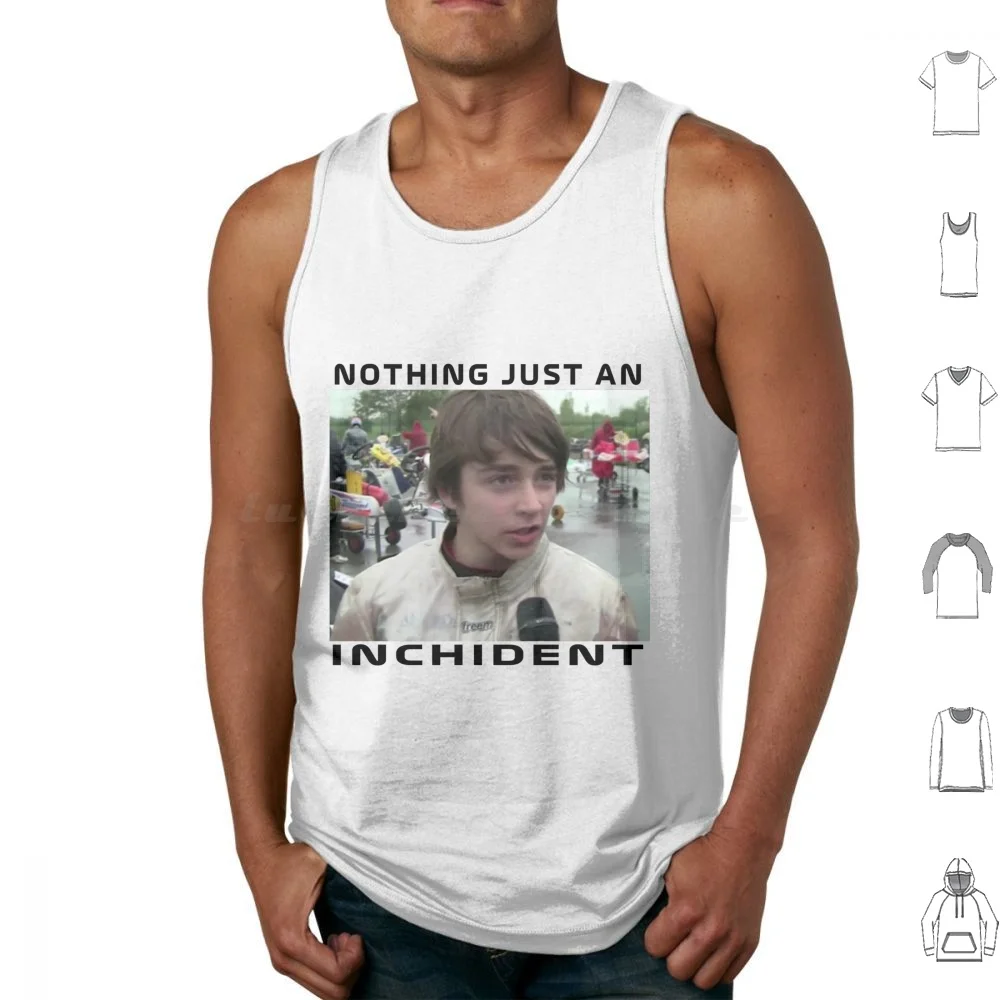 

Майки Just An Inchident 2, хлопковые майки с принтом Leclerc Leclerc Scuderia Driver Team Just An Incident, забавные мемы