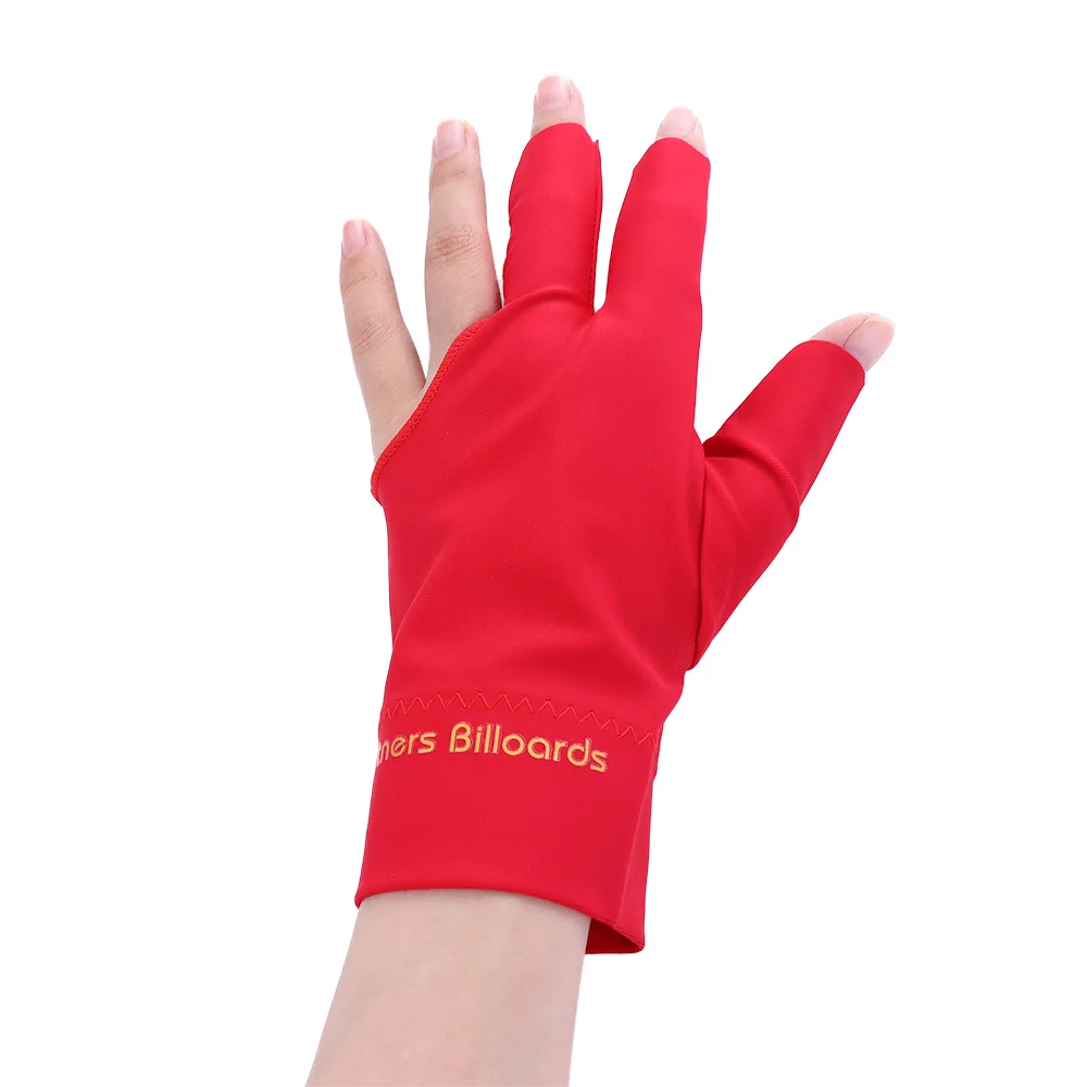 Game Non Slip Three Finger Glove Left Hand Separate-finger Glove Billiards Gloves three-fingered Glove Billiard Cue Gloves