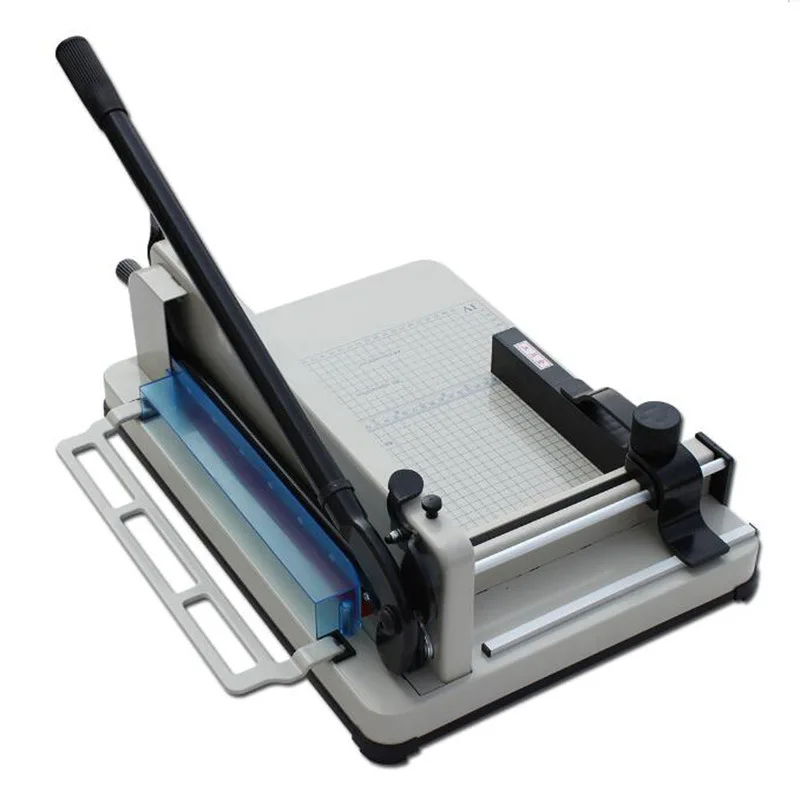 Heavy-Duty A4 Paper Trimmer 400 Sheet Capacity,4cm Thickness Manual Hand Operated Paper Cutting Machine for Photos and Documents