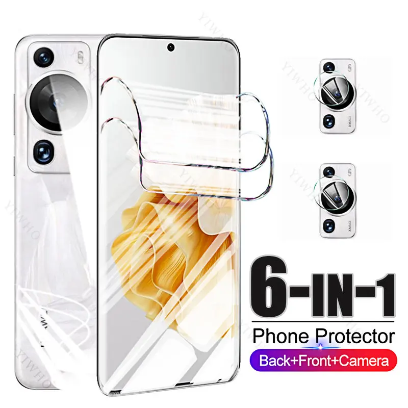 Front Back Hydrogel Film for Huawei P60 P50 P40 Pro Plus Lite Art 5G Camera Glass Screen Protectors for Huawei P 60Art 10pro+ 40