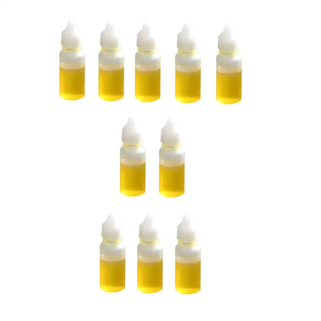 10 bottiglie 10ml olio lubrificante per cuscinetti per skateboard, bassa viscosità