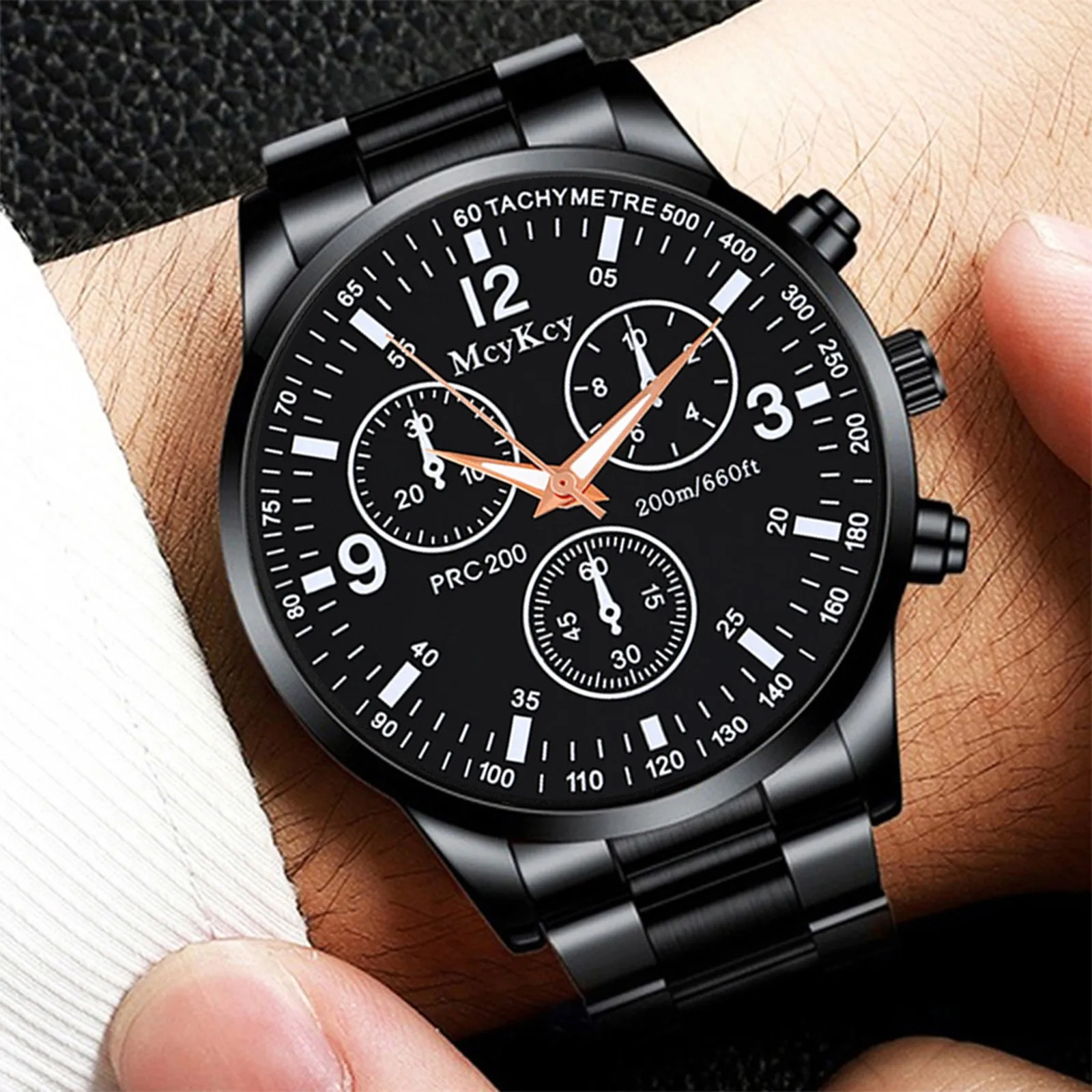 relogio Watch Stainless Steel Wristband Men\'s Watch Quartz Watch Gift Winner Watch watch men часы мужские erkek kol saati