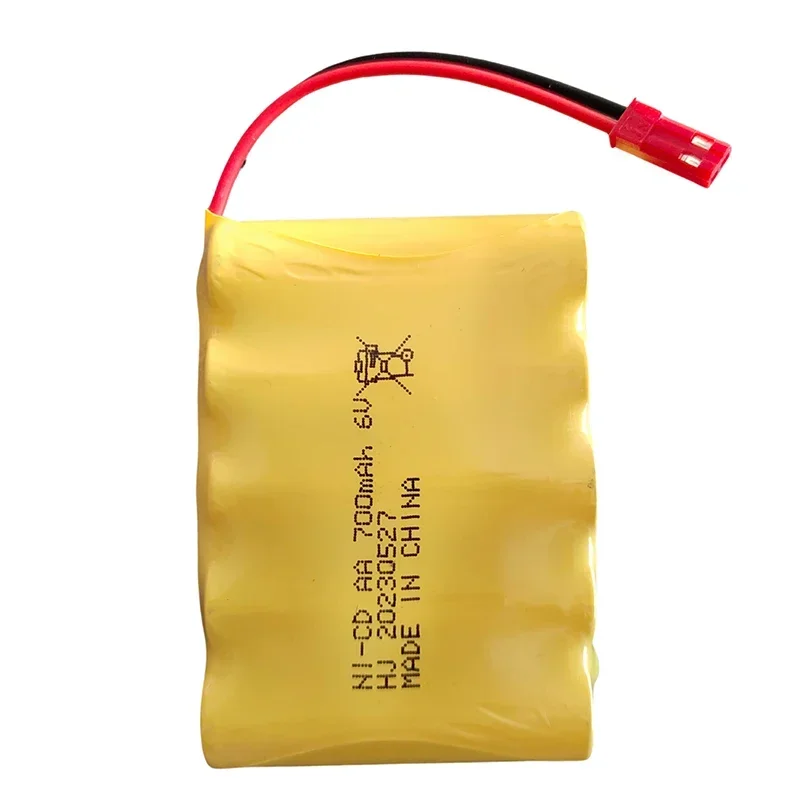 JST Plug 6V 700mAh NI-CD AA Rechargeable Battery Pack for Remote Control Toys Cars Boats trucks trains Guns Robots parts