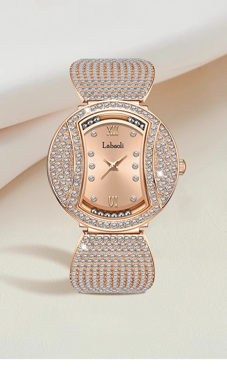 New Large Dial Design Stylish And Luxurious Stainless Steel Women'S Quartz Watch, A Trendy Timepiece And Perfect Gift For Women.