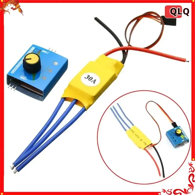 

30A XXD Brushless Speed Controller RC ESC 3-Channel 4.8-6V CCPM Multi Servo Tester for F450 Flight Controller Toy Parts