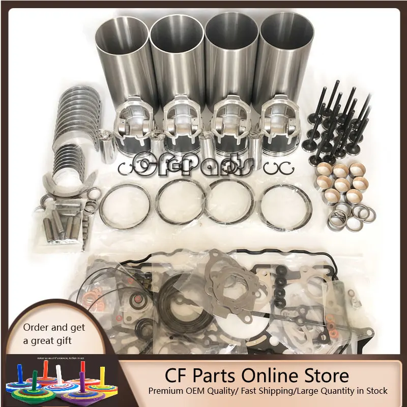 4TNV88 Engine Overhaul Rebuild Kit for Yanmar Excavator VIO45 VIO45-5B VIO50