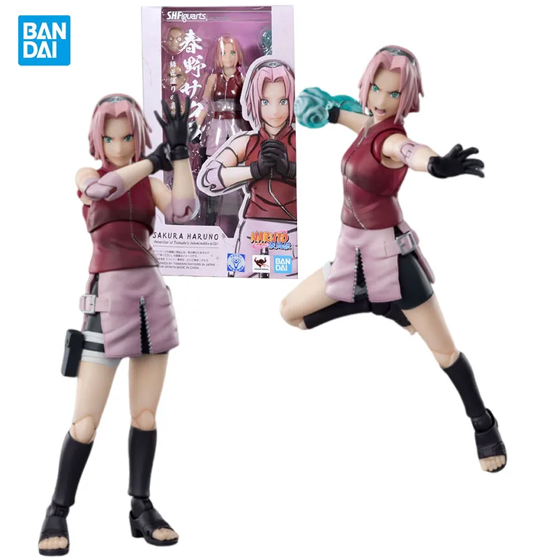 

Оригинальная фигурка Bandai SHF NARUTO Shippuden Харуно Сакура, подвижная аниме-фигурка, коллекционная игрушка для ценителей аниме.