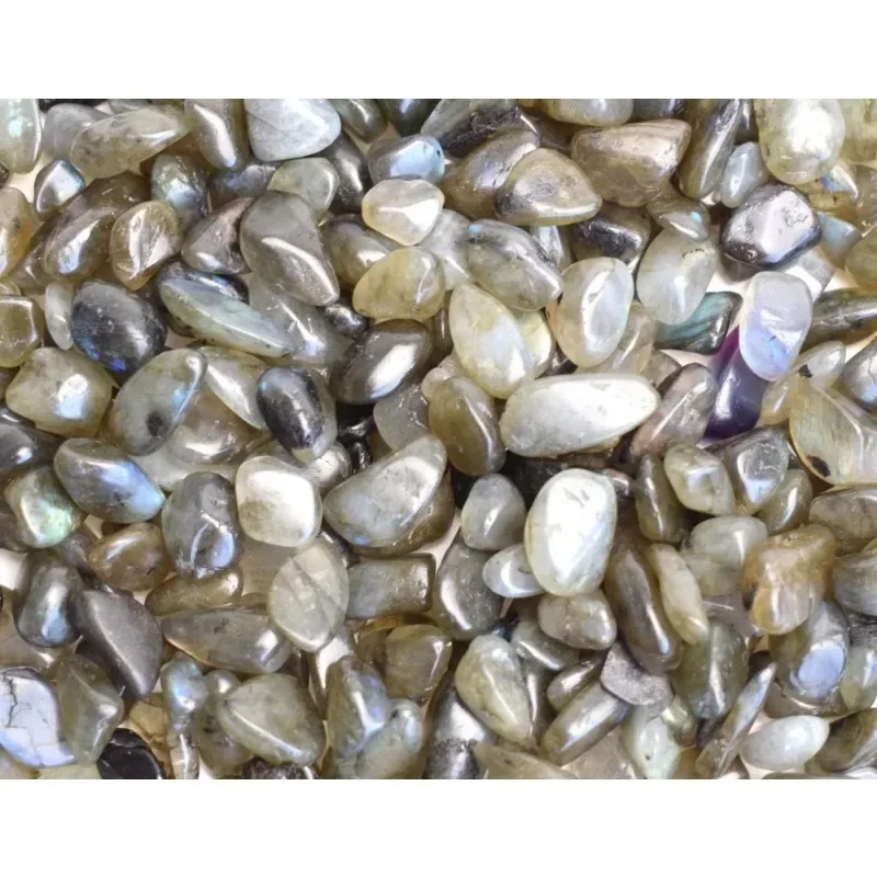 100g Small Size Bulk Natural Semi-precious Stone Labradorite Crushed Stone Reiki Healing Mineral Crystals Chip