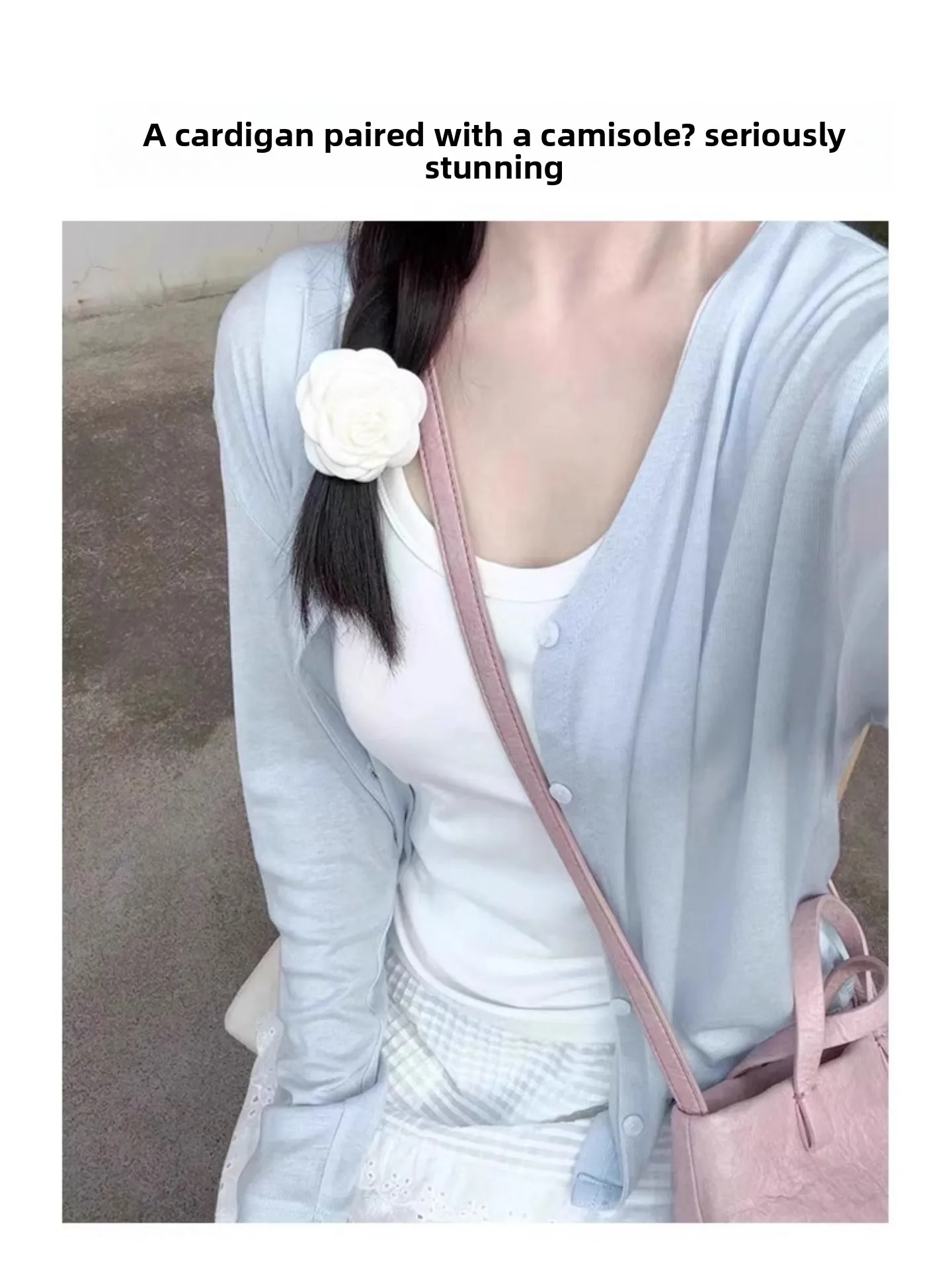 Cardigan poinçon tricoté bleu Vêtements d'extérieur pour femmes Été Nouveau Sle Long Sve V-Ne Manteau de climatisation Protection UV Casual...