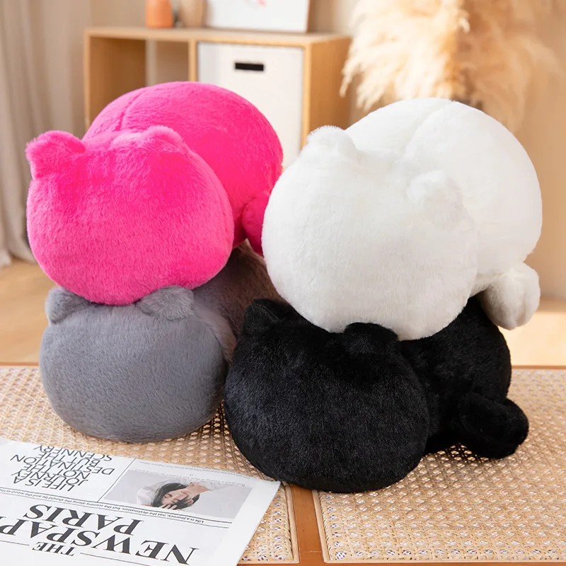 

Cartoon Anime No Face Cat Plush Toy Cute Stuffed Animals Kittey Plushies Doll Hug Pillow Kawaii Soft Kids Toys for Girls Gifts