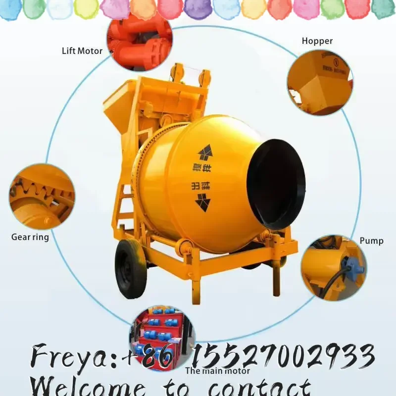 Safe and Reliable 1 Yard Concrete Mixer China Price in Ethiopia Concrete Mixer With Lifting Ladder Small Concrete Mixer