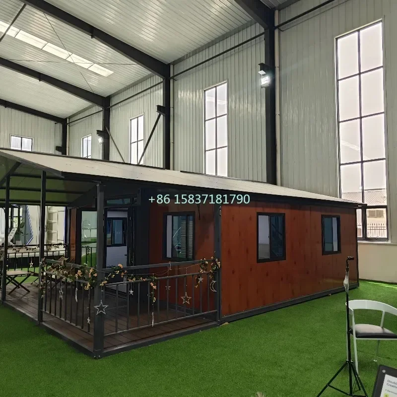 Prefab Container House 20ft Foldable Tiny House Expandable Mobile Home Container House Prefabricated Container Home for Spain