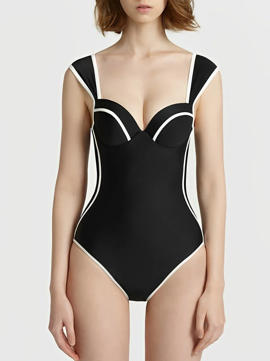 

2024 Push Up Swimsuit Women One Piece Sexy Swimwear Female Bathers Bathing Swimming Swim Suit Beachwear