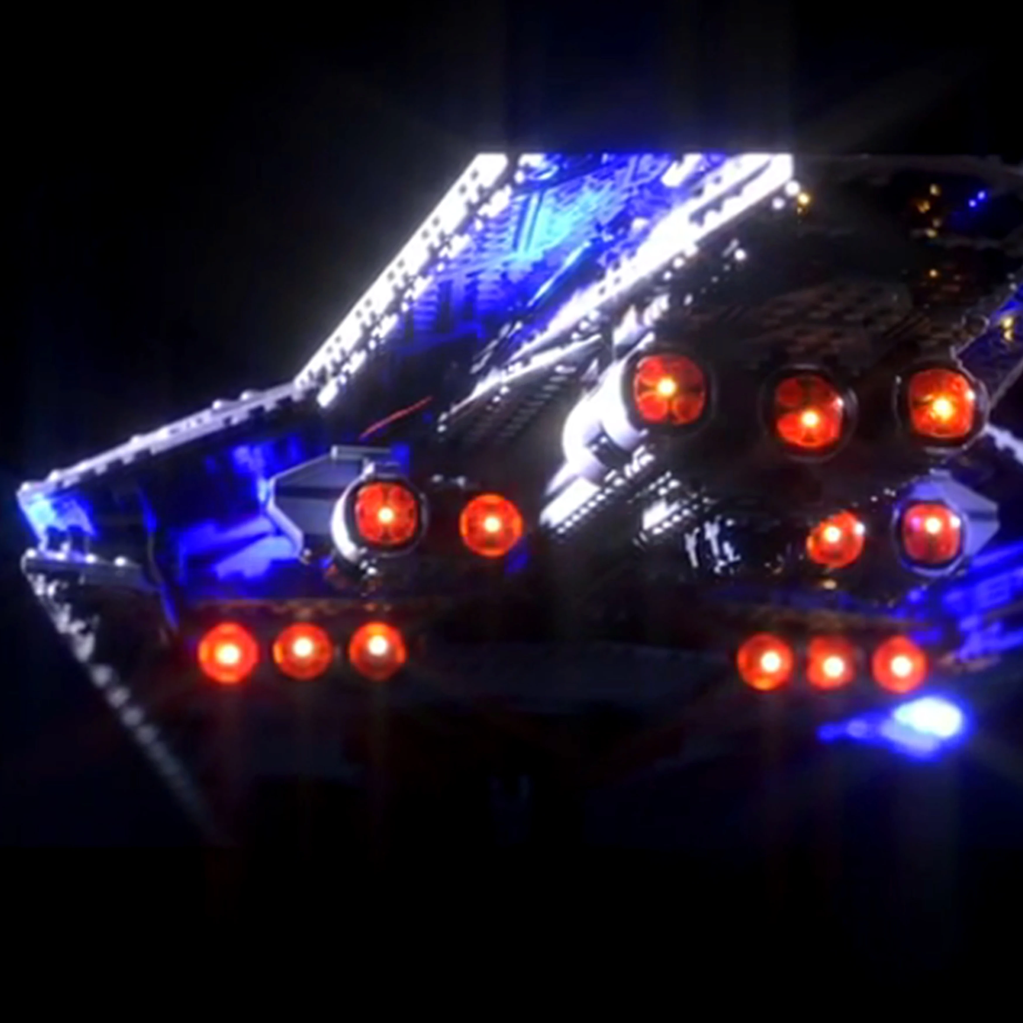 LED照明キット 10221 スーパースペースドレッドノート ギャラクシーバトルデストロイヤー ビルディングブロックモデル装飾ライトと互換性あり