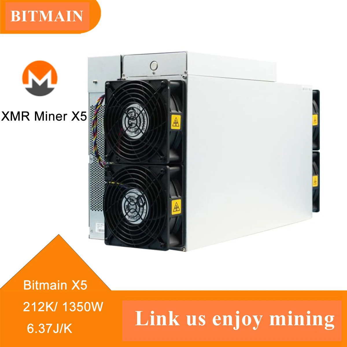 Antminer X5 Asic Miner Cryptocurrencies Mining Air-cooling Blockchain Equipment Crypto Hardware from Bitmain