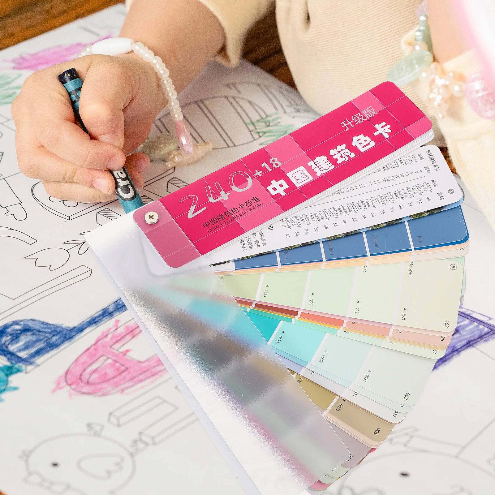 Color Card Posters Cards for Drawing Convenient Major Wheel Portable Plastic Paint Matching Tool Useful Tools