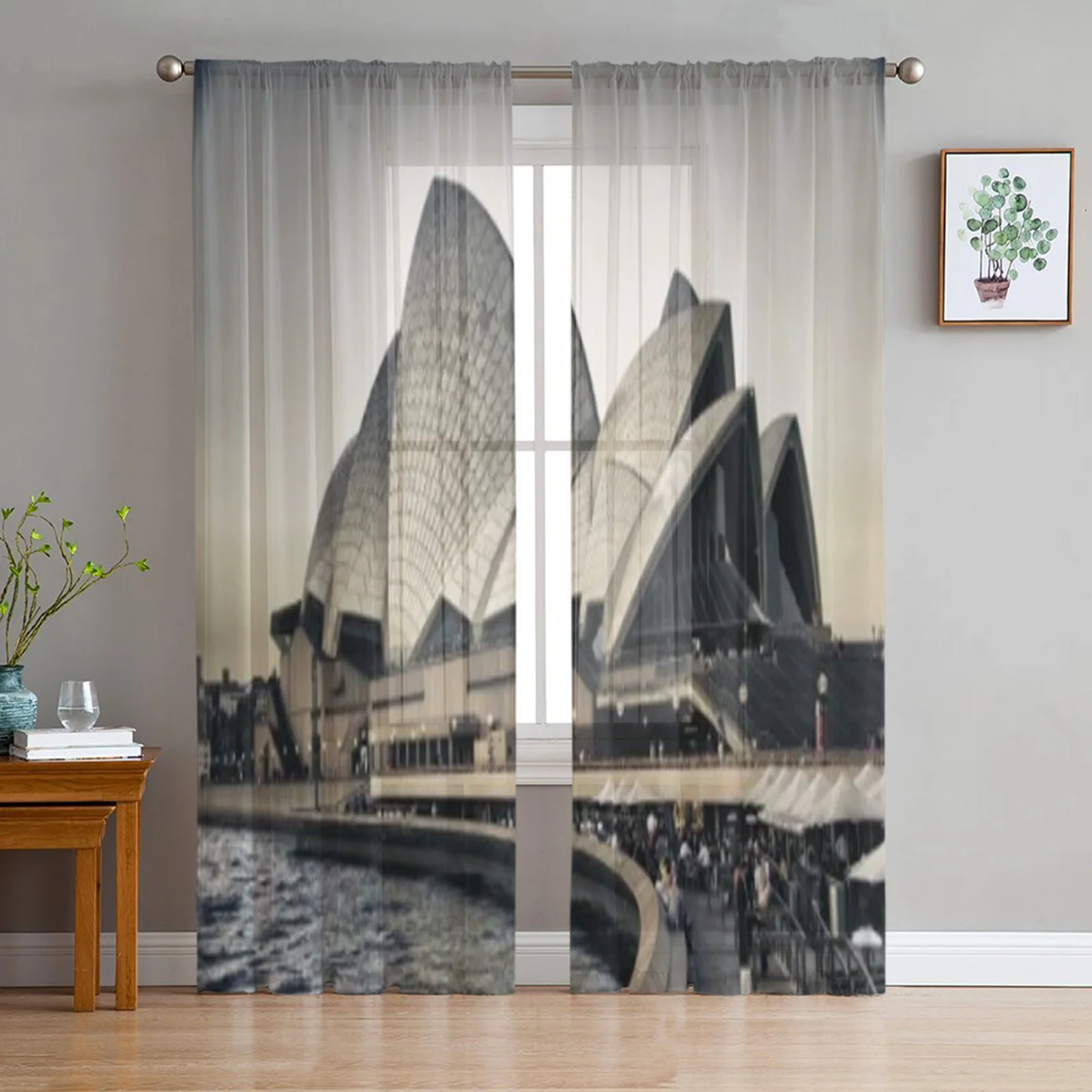 Architecture Of Sydney Sheer Curtains For Bedroom Exquisite Voile Curtain Living Room Kitchen Chiffon Fabric Curtains