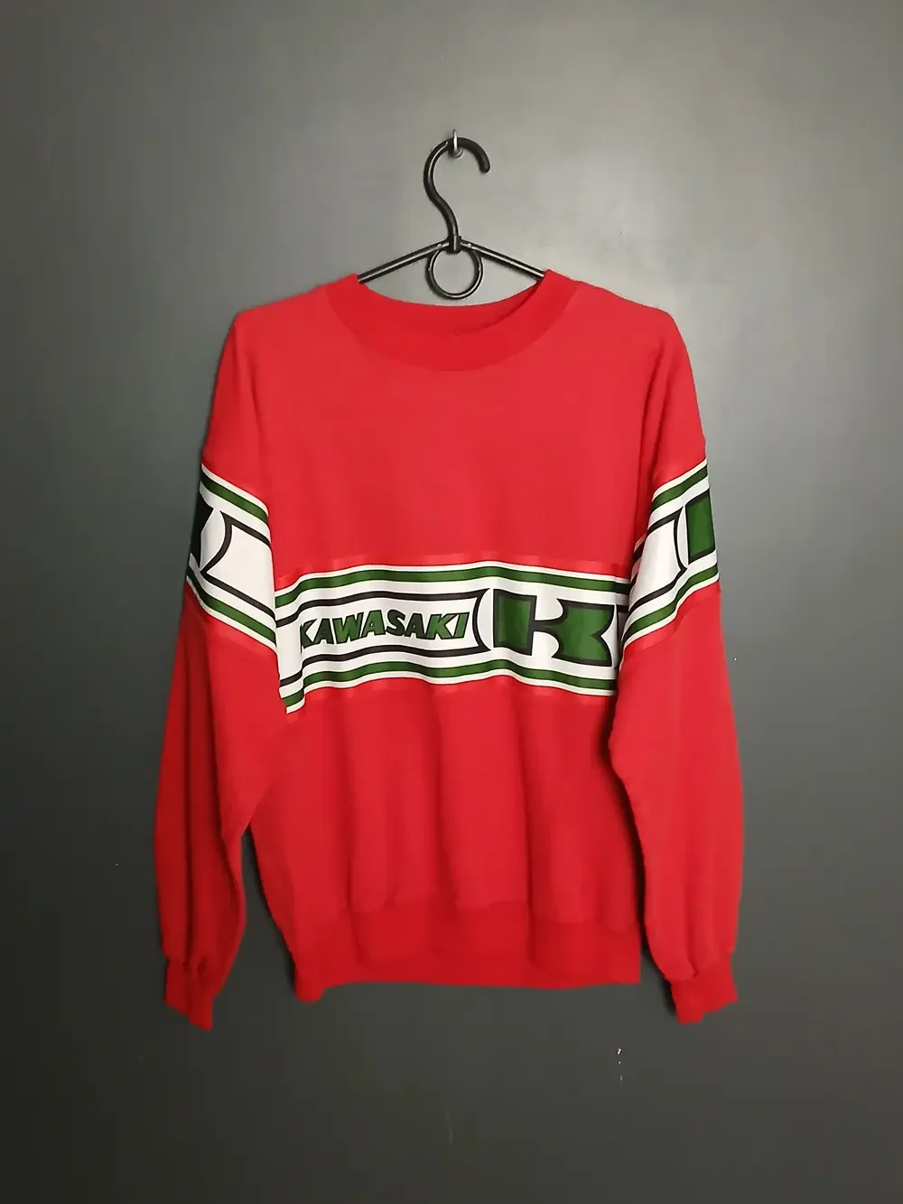 

Vintage Kawasaki Racing Sweatshirt Round Neck Hoodie Adult Streetwear Unisex Motorcycle Sweatshirts Pullovers Tracksuit Clothing