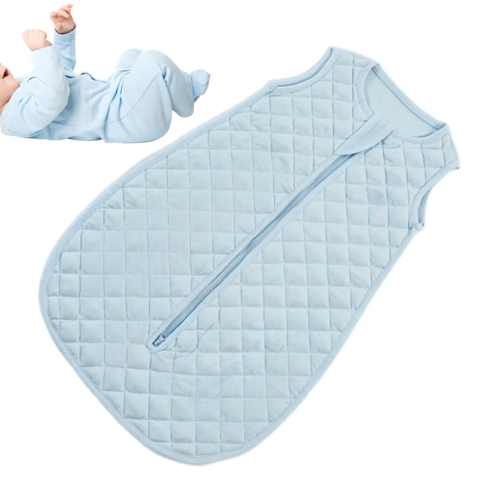 كيس نوم للأطفال كيس نوم مرجح يمكن ارتداؤه بطانية مريحة قماط كيس نوم مناسب للسفر في مستشفى الحضانة