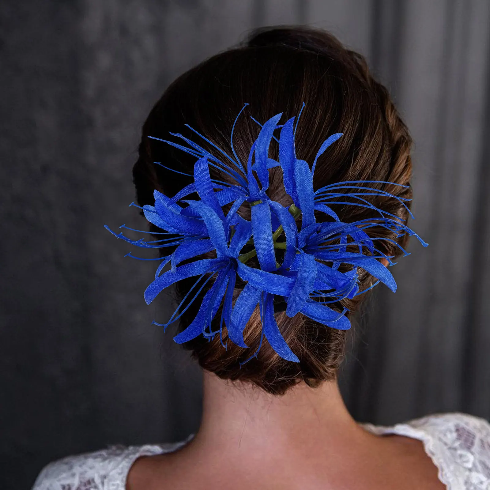 Large Flower Hair Claw Clip for Women Sturdy Cloth Plastic Material Holds Hair Firmly No Slip Damage Free for Parties Ceremonies