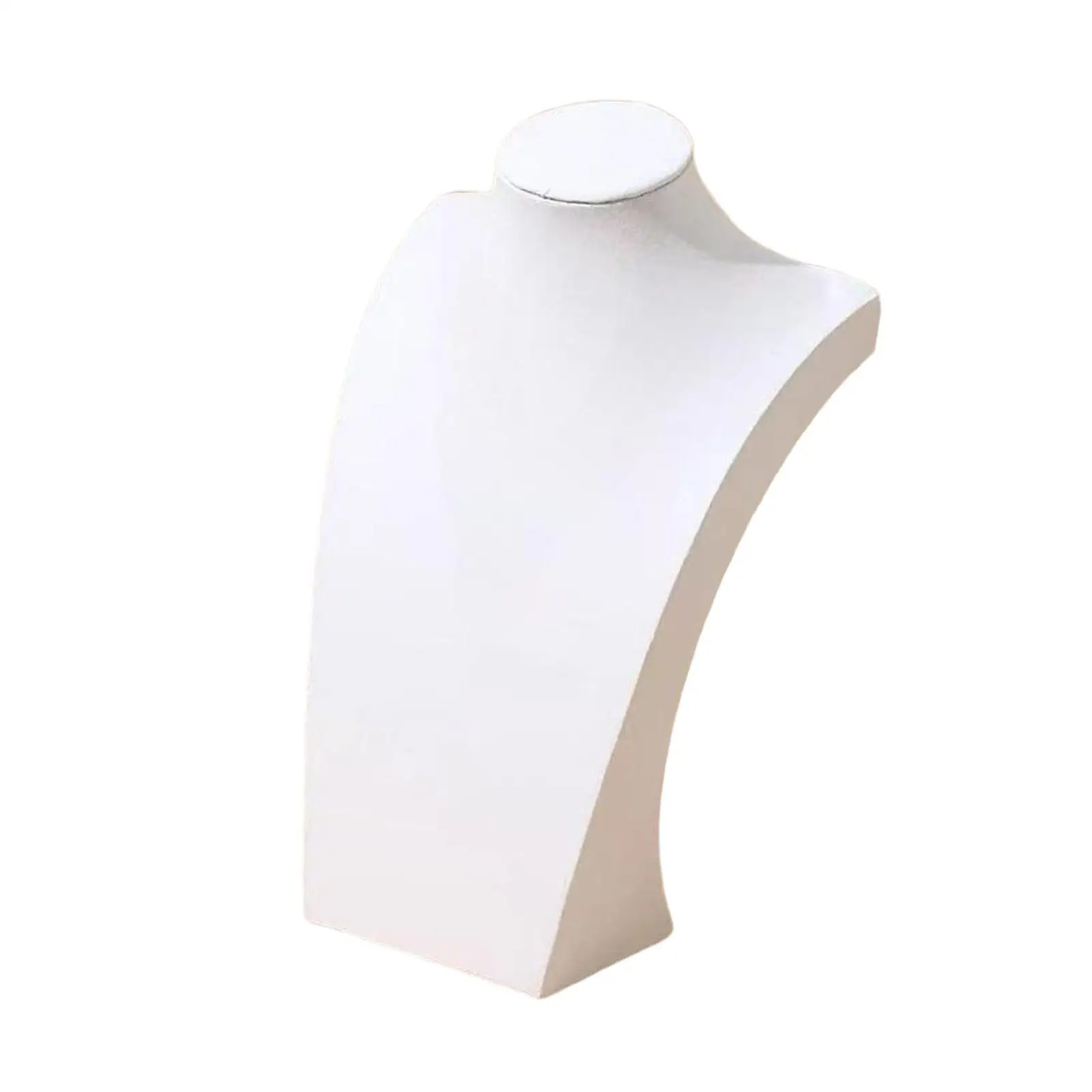 

Necklace Bust Display Stand with Reinforced Base Organizer for Pendant Chains Jewelry Shop Retail and Fairs
