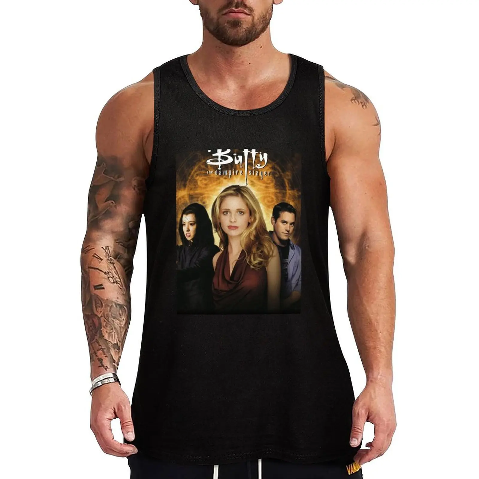 BUFFY-WILLOW-XANDER Tank Top sports vest Men's summer clothes 2024