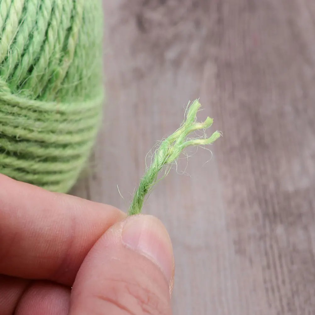 

3 Pcs Strong Garden Twine Colored Rope Gift Hemp Material Thick Artificial Ribbon