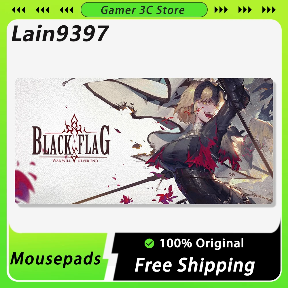 

Lain9397 Leather Mousepads 1.8x300x600mm Waterproof Gaming Mousepad Non-slip for E-sports FPS Valorant PC Gamer Accessory Gifts