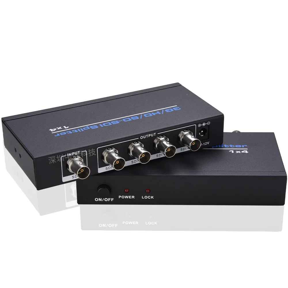 SDI Splitter 1x2 1x4 SD-SDI HD-SDI 3G-SDI SDI Splitter 1 In to 2 Out / 1 In to 4 Out Repeater Extender