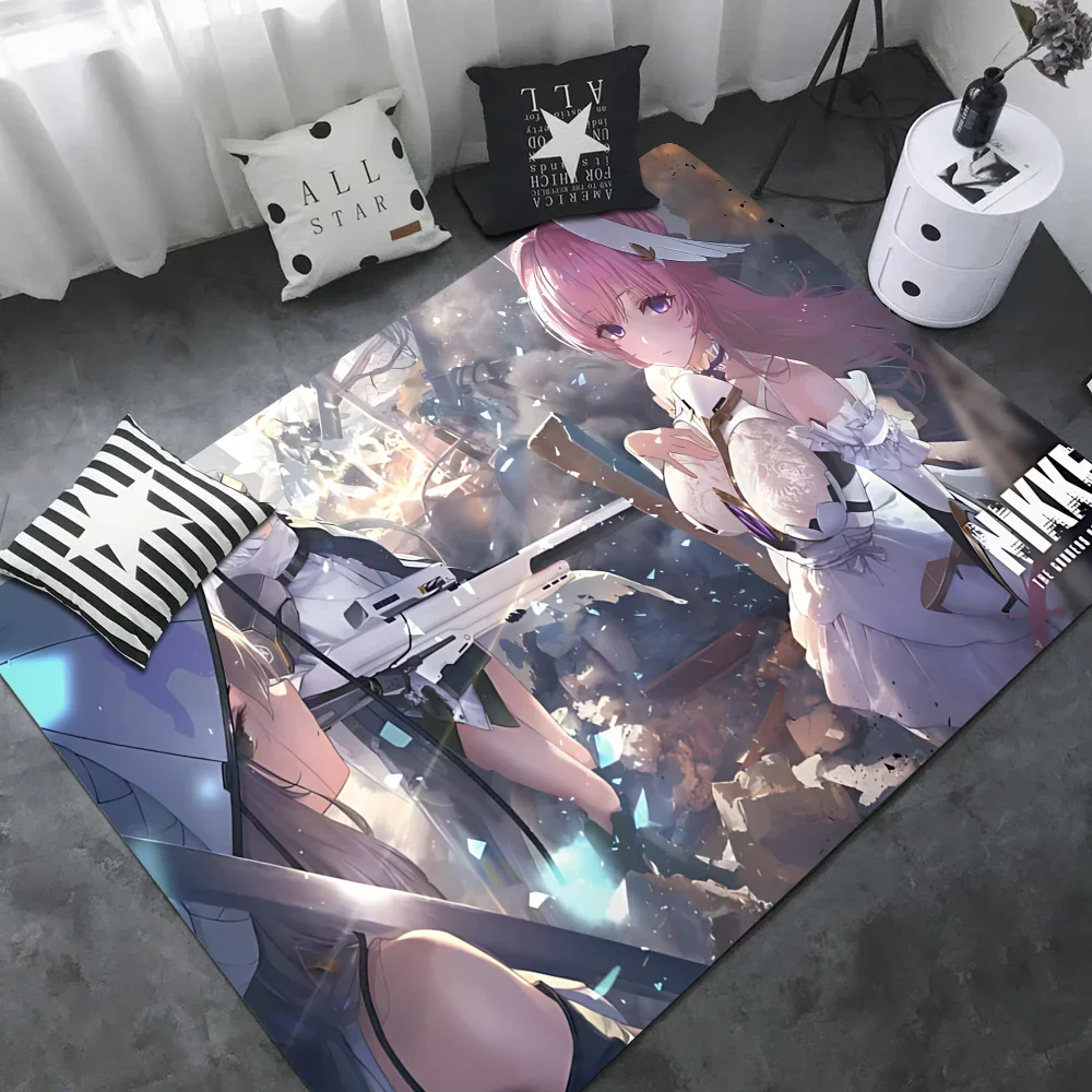 Nikke The Goddess Of Victory Floor Mat Rectangle Anti-slip Home Soft Badmat Front Door Indoor Outdoor Mat Welcome Doormat