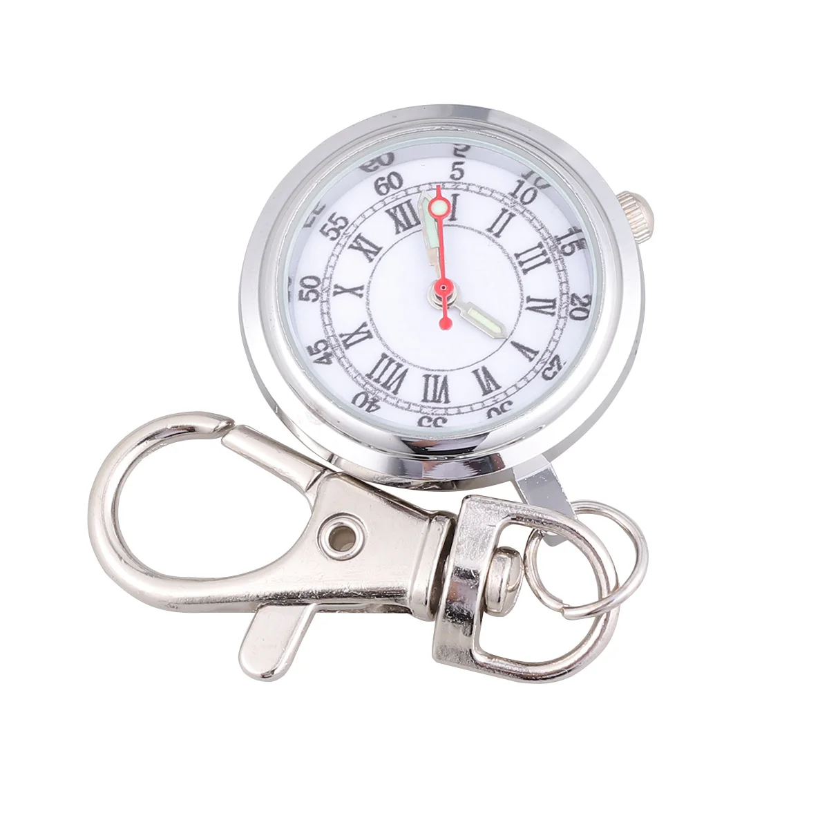 الطلب الكبير ساعة الجيب كوارتز المفاتيح ساعة مضيئة الأيدي أرقام كبيرة سهلة القراءة للرجال النساء هدية الكلاسيكية الرجعية