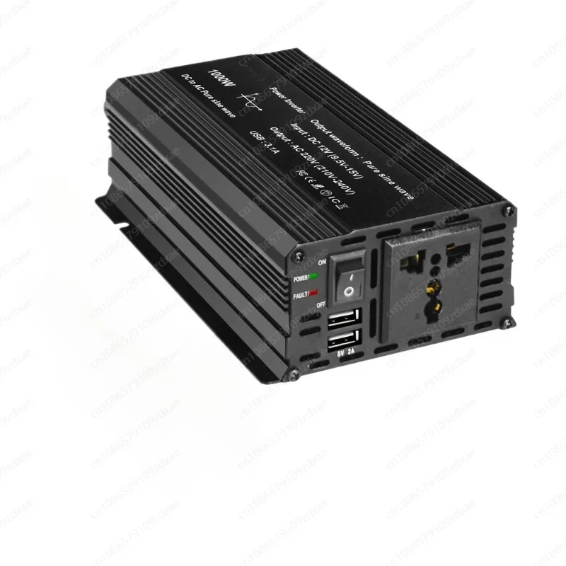 Pure Sine Wave form UN EU Inverter DC 12V to 220V-240V Inverter 1000W PowerConverter 50/60HZ