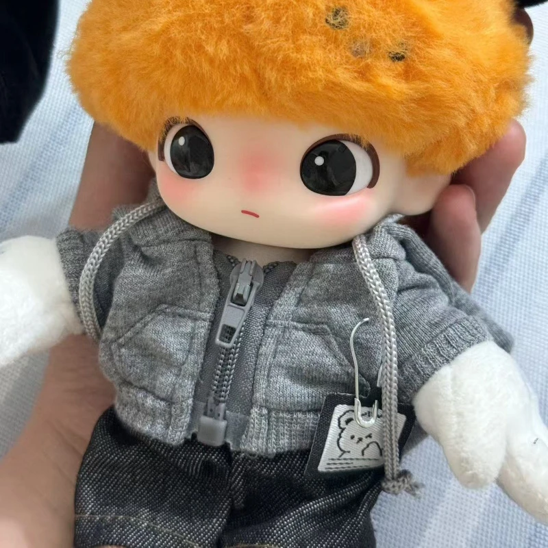 라부부 옷: 지퍼 재킷 - 17cm 인형을 위한 트렌디하고 실용적인 외투, 놀이에 완벽