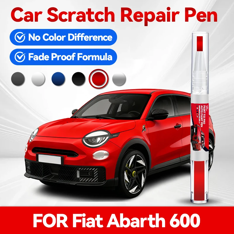 

Ручка-маркер для ремонта краски колесных дисков Hot Wheel 2026, для FIAT Abarth 600 1956-1960, аксессуары для ремонта царапин, красный 159, белый G