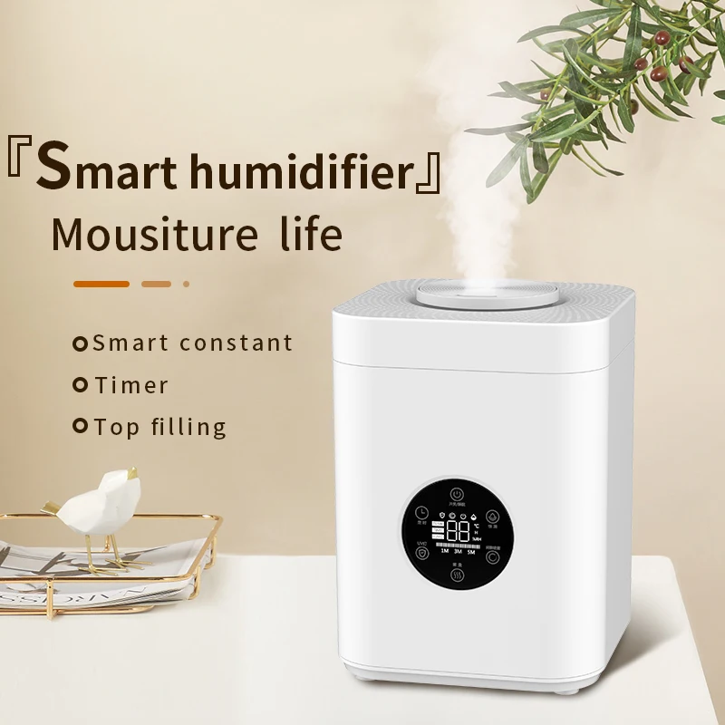 

Ультразвуковой увлажнитель воздуха объемом 3,5 л, четкий уровень шума, крутой туман, квадратный умный настольный увлажнитель