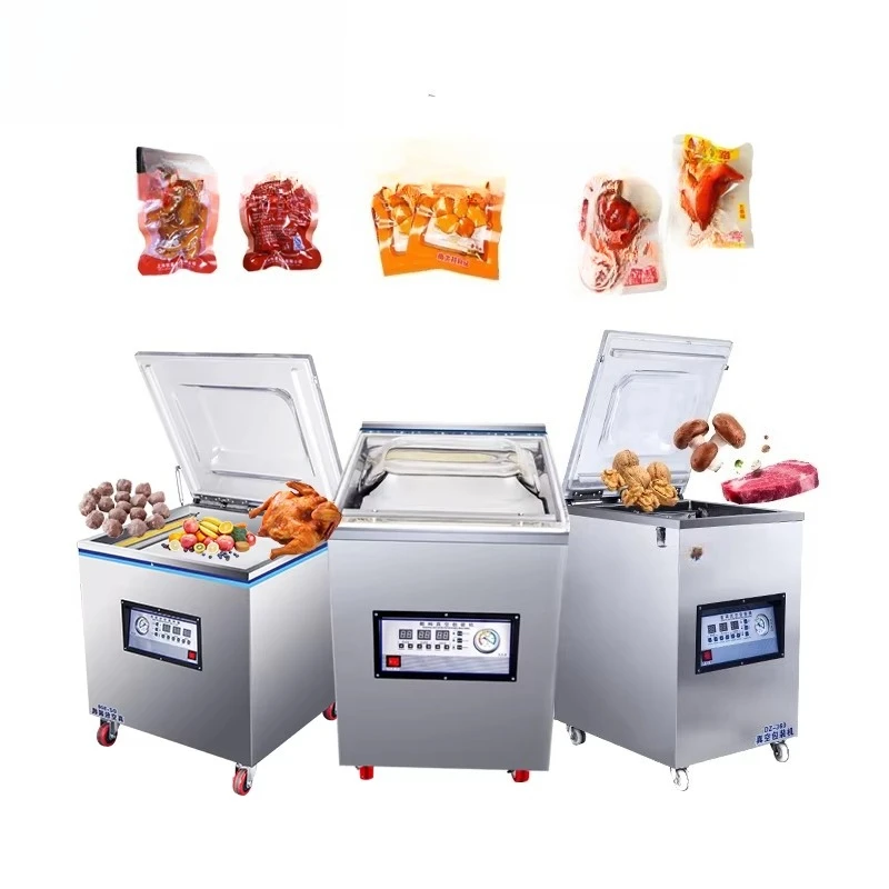 

Household electric vertical double chamber vacuum sealing machine, packaging machine