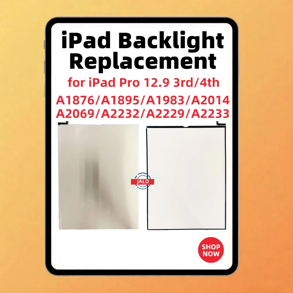 バックライト Lcd ディスプレイ iPad Pro12.9 1st 2nd 3rd 4th A1584 A1670 A2069 バックライトランプバックライトフィルム交換修理部品