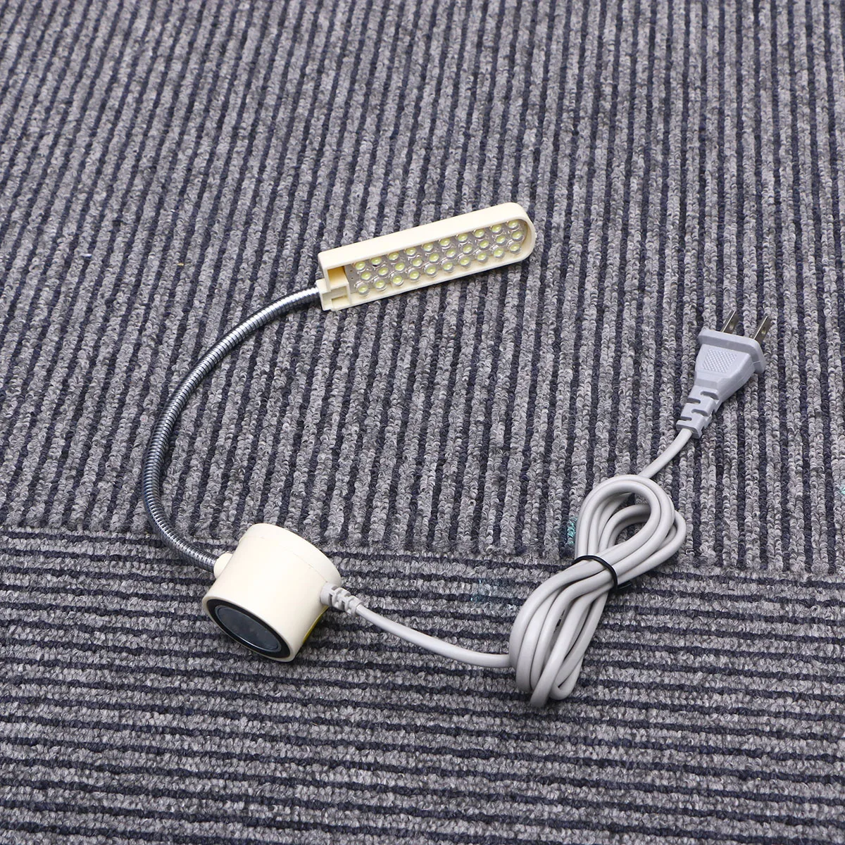 Lampade da lavoro con illuminazione a LED da 2 pezzi con base magnetica per accessori per macchine da cucire Lampada a collo di cigno Perfetta uso industriale domestico