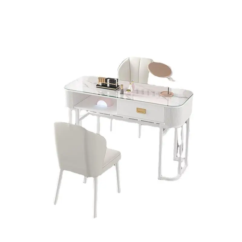 Manicure Table And Chair Sets Luxury Nail Table With Salon Manicure Furniture