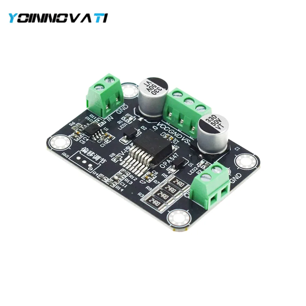 YT OPA547 AC/DC Voltage-Controlled Constant Current Source Module, Howland V-I Converter, 0~500mA, High Accuracy
