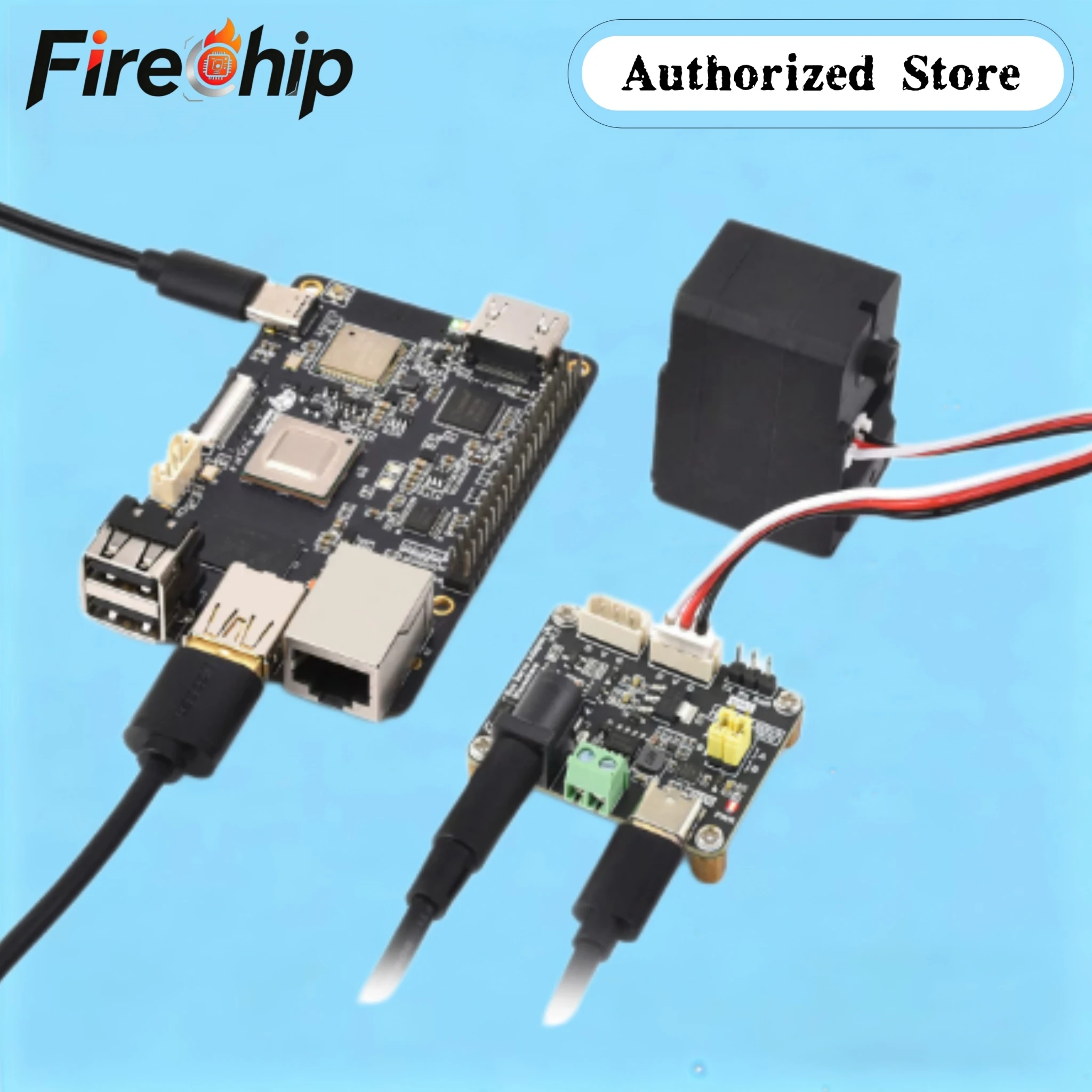 Płytka sterująca FireChip Waveshare Serial Bus Servo Adapter (A) zintegrowuje obwód sterowania zasilaniem. — zdjęcie produktu 5