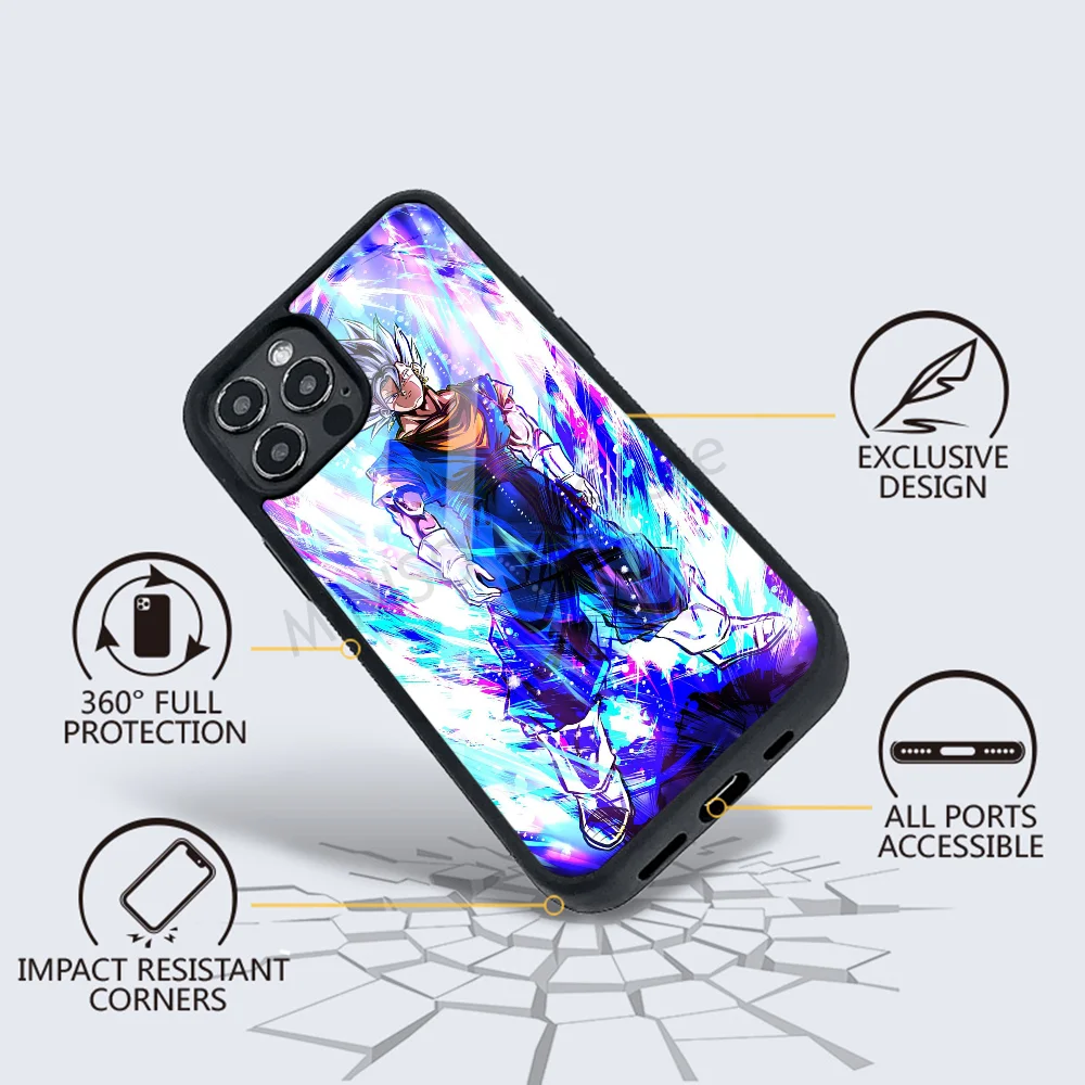 Dragons-Balls Galaxy Vegeta Phone Case Strong Magnetic For IPhone 15 14 13 Pro Max 11 12 Mini For Magsafe