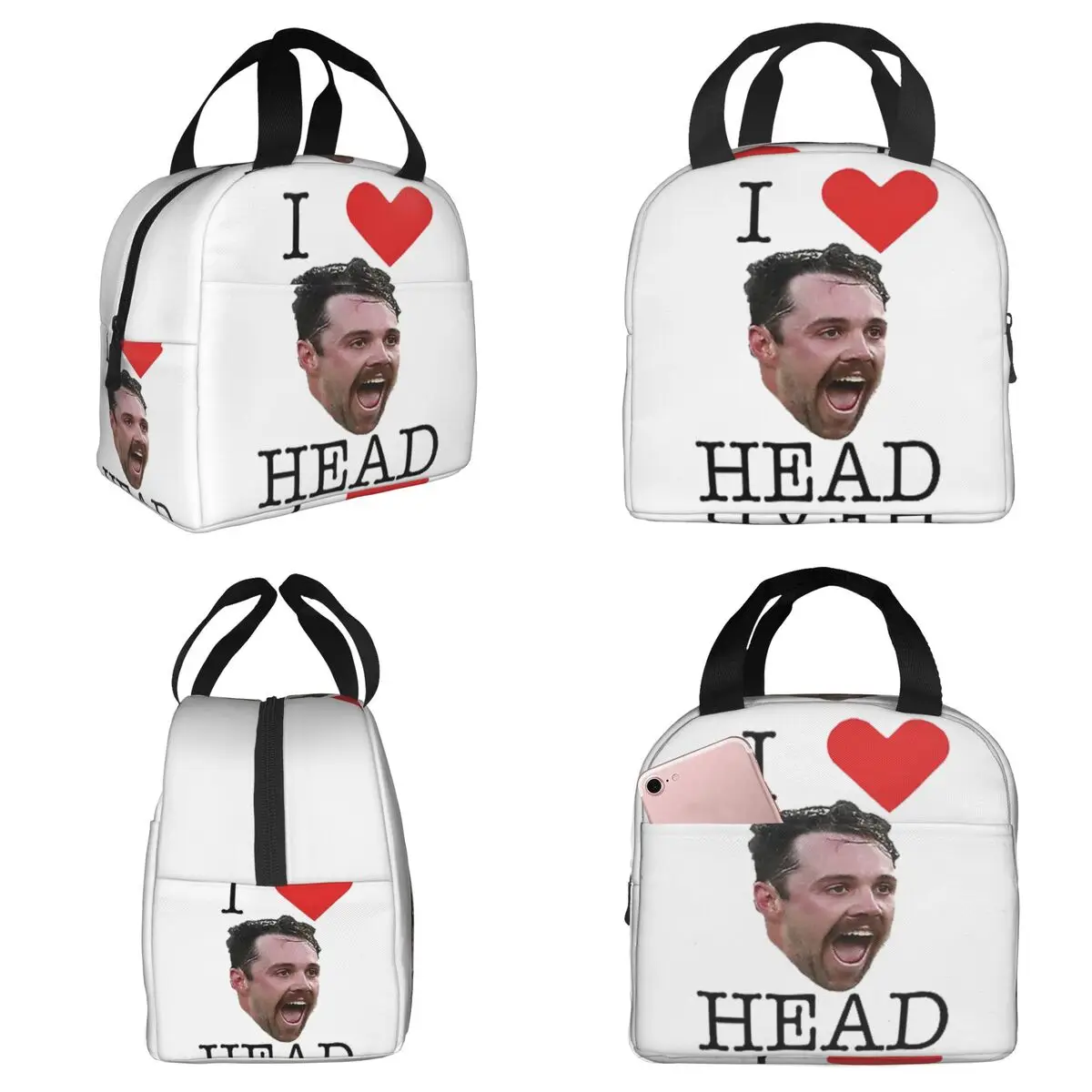 

I Love Travis: Термосумка для обедов для детей, школьный термоконтейнер, переносная сумка-холодильник для еды, контейнер для ланчей