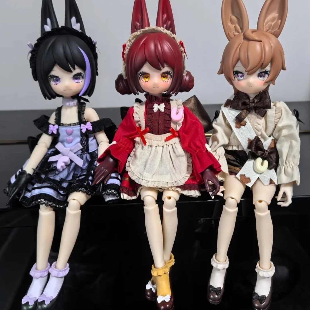 

Оригинальная серия Ufdoll Tea Drink 1/6 Bjd Blind Box 24 см Dress Up Dolls Kawaii Модель Mystery Box Подвижная шарнирная кукла Подарок на день рождения