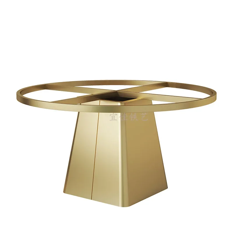 Round marble table legs bracket luxury stone table base
