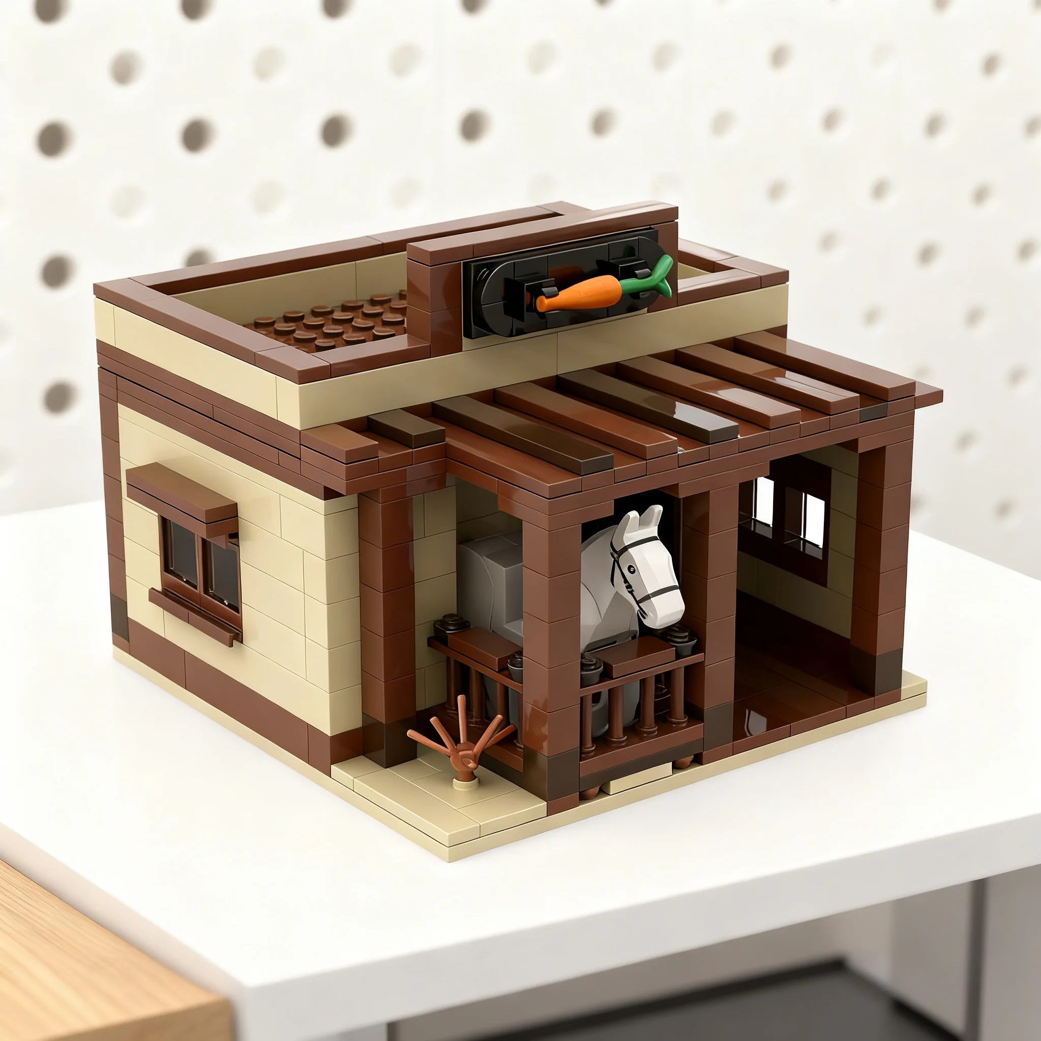 443pcs-moc-small-western-stable-western-model-toys-building-blocks-architecture-christmas-gifts-creative-kids-idea-diy-assemble