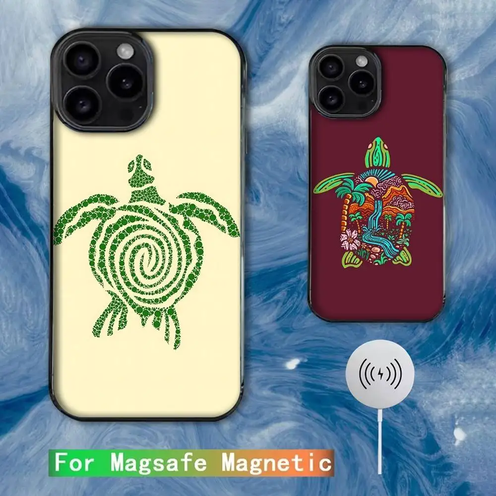 

Lovely Cartoon sea turtle Phone Case For iPhone 16e,16,15,14,13,12,11,Plus,Pro,Max,Mini Magsafe Magnetic Wireless Charging
