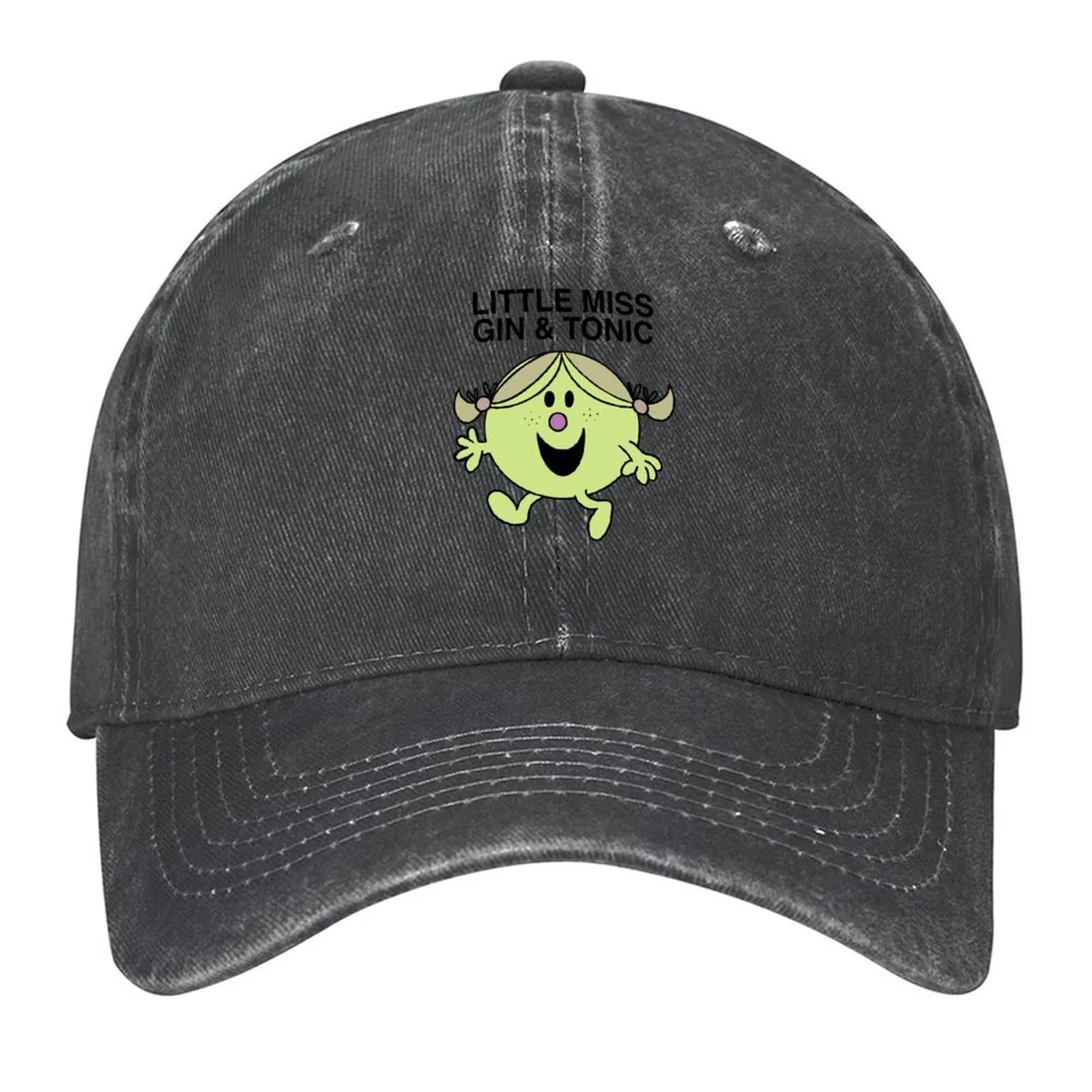 

Little Miss Gin & Tonic Baseball Cap Big Size Hat Snapback Cap Trucker Cap hard hat For Man Women's